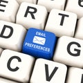 Email Preferences Mailbox Profile Settings 3d Rendering