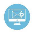 Email preferences Vector icon which can easily modify or edit .