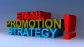 Email promotion strategy on blue