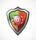 Email protection icon / shield