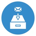 Email received Isolated Vector Icon which can easily modify