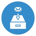 Email received Isolated Vector Icon which can easily modify