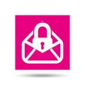 email settings design Royalty Free Stock Photo