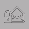 email settings design Royalty Free Stock Photo