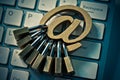 Email encryption security Royalty Free Stock Photo