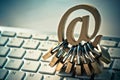 Email encryption security Royalty Free Stock Photo