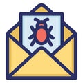 Email, spam Isolated Vector icon which can easily modify or edit