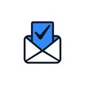 Email Spamming Icon, right mailing, right e-mail address icon