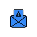 Email Spamming Icon, Spam mailing, wrong e-mail address icon