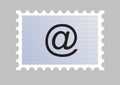 Email stamp Royalty Free Stock Photo