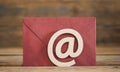 Email symbol internet icon envelopes Royalty Free Stock Photo