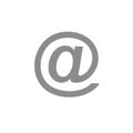 Email At Symbol Modern Digital Communication Concept Icon Social Media Royalty Free Stock Photo