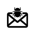 Email virus icon