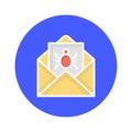 Email virus Isolated Vector icon which can easily modify or edit