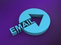 email word on purple