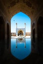 Emam Mosque with reflection.Isfahan.Iran