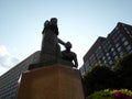 Emancipation Memorial, Park Square, Boston, Massachusetts, United States Royalty Free Stock Photo