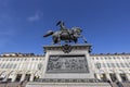 Emanuele Filiberto of Savoy\'s monument in San Carlo square in Torino (Turin), Italy