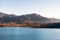 Embalse Potrerillos Dam near Cordillera de Los Andes - Mendoza Province, Argentina Royalty Free Stock Photo