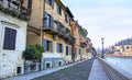 Embankment of Adige river in Verona Royalty Free Stock Photo