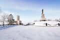 The Embankment of Amur River in Khabarovsk, Russia Royalty Free Stock Photo