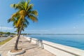 Embankment of Carribean sea in Cienfuegos, Cuba Royalty Free Stock Photo