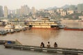 Embankment of Chongqing, China Royalty Free Stock Photo