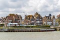 Embankment in Deauville, France Royalty Free Stock Photo