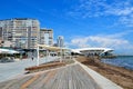 Embankment at Durres city. Albania