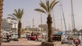 The embankment of Israeli city Eilat, the Red Sea resort