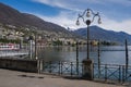 Embankment of the lake Maggiore in Locarno, Ticino, Switzerland