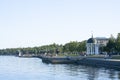 Embankment of lake Onega in Petrozavodsk city