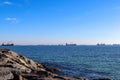 Embankment of the Marmara Sea in Istanbul in the Avcilar district! Royalty Free Stock Photo