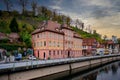 Embankment of Nagold River in Calw