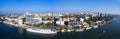 Embankment of Rostov-on-Don. Panorama. Russia Royalty Free Stock Photo