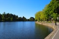 Embankment in Sodertalje, Sweden