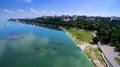 The embankment of Taganrog. Panorama. Rostov region. Russia Royalty Free Stock Photo
