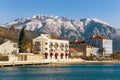 Embankment of Tivat city. Montenegro Royalty Free Stock Photo