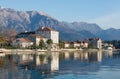 Embankment of Tivat city, Montenegro Royalty Free Stock Photo