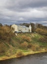 Embankment of Volga river in Rzhev. Russia