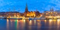 Weser River and St Martin Church, Bremen, Germany Royalty Free Stock Photo