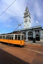 Embarcadero bay dock, San Francisco Royalty Free Stock Photo