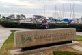 Embarcadero Marina Park - Port of San Diego concrete sign