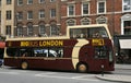 Big Bus Tour bus on the streets of London, England Royalty Free Stock Photo