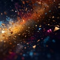 Embark on an artistic journey with abstract particle backgrounds that ignite creativity
