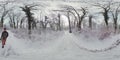 Mesmerizing Journey through a Snowy Forest A 360-Degree Virtual Reality Experience