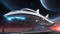 serpentine Nebula voyage: a cosmic tapestry. ai generated