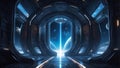 eternal voyage: through the cosmic portal. ai generated