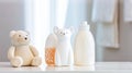 Gentle Beginnings Baby Care Products Creating a Sweet Backdrop in a Nursery - Generative AI