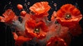 Ephemeral Blooms: AI-Crafted Captivation of Poppy Flowers